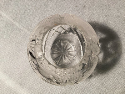 Alte Bleikristall Pflanzenvase, Glas Kristall Vase