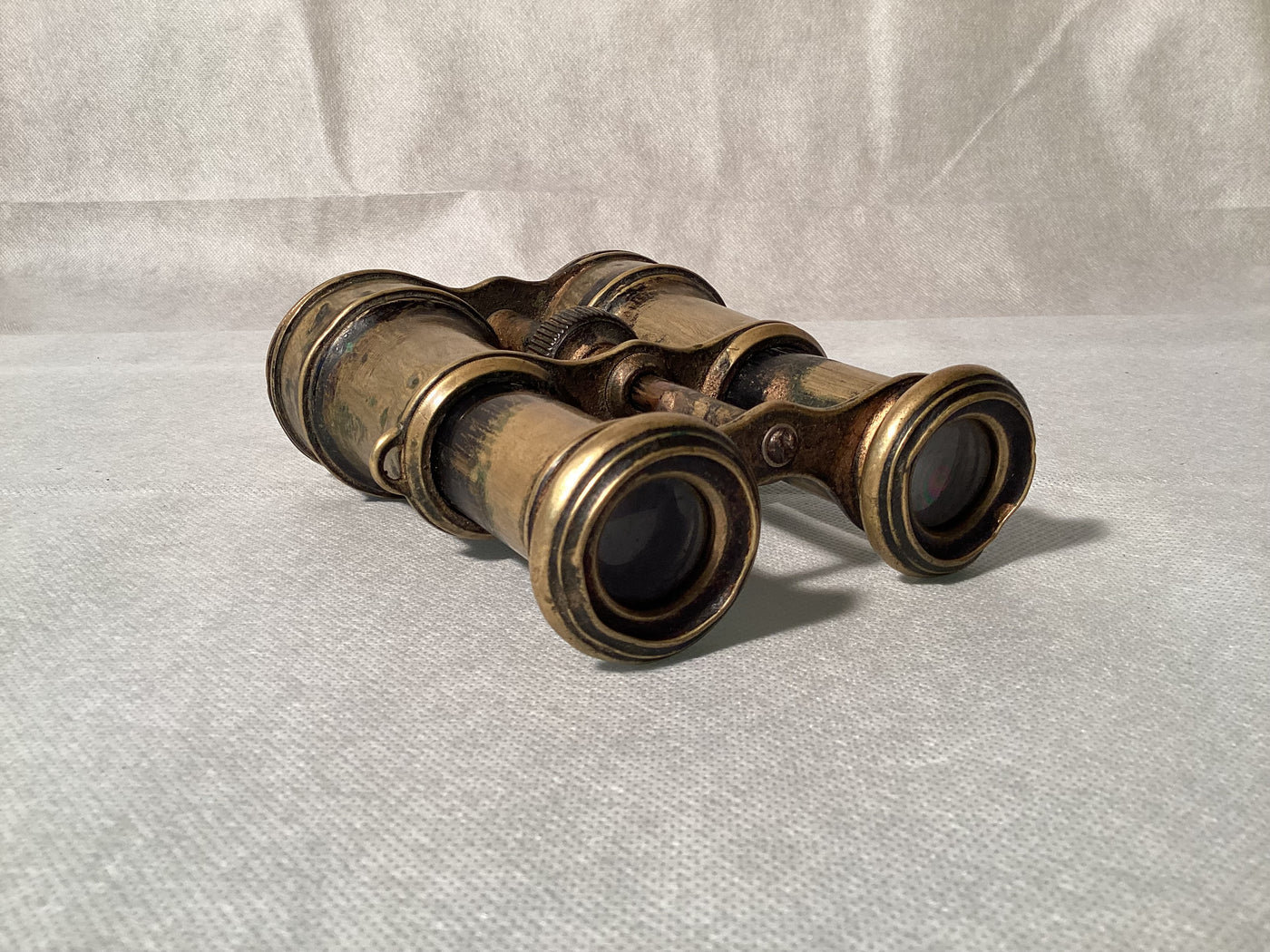 Altes Messing Fernglas, Opera Frankreich groß Optik. Paris Binoculars