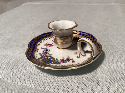 Dresden Porzellan Sammeltasse bemalt Teetasse, Mini hübsche Tasse 14 79