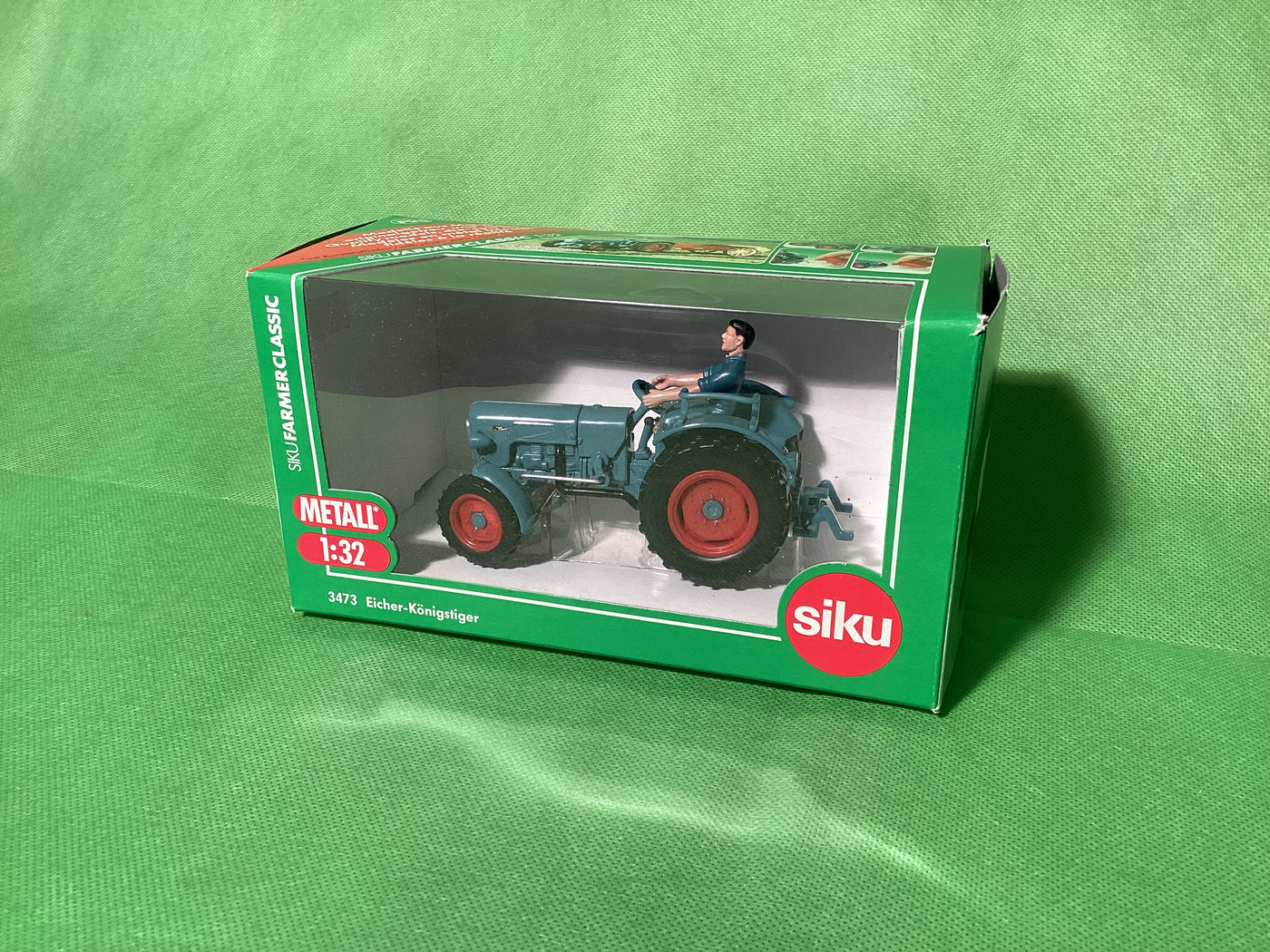 Siku 3473 Eicher-Königstiger Traktor Farmer 1:32 Oldtimer Modellauto Sondermodell