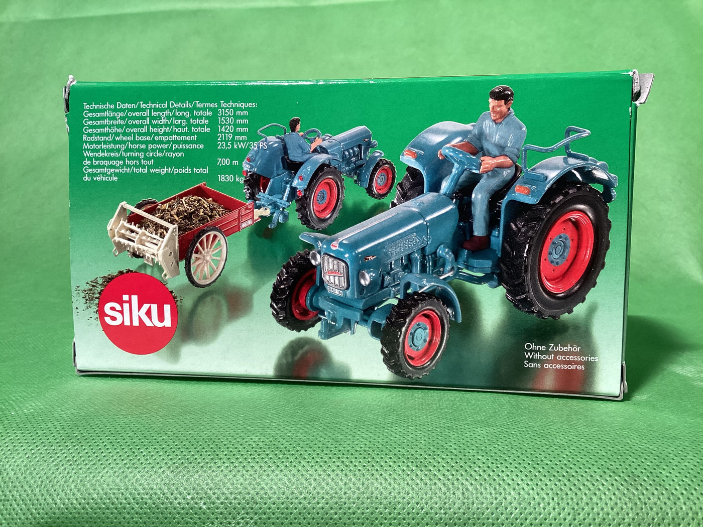 Siku 3473 Eicher-Königstiger Traktor Farmer 1:32 Oldtimer Modellauto Sondermodell