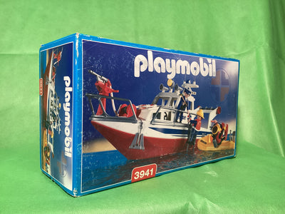 Playmobil 3941 Rettungskreuzer ORIGINAL VERPACKT SELTEN Boot, Schiff mit Anleitung, vollständig Rettung