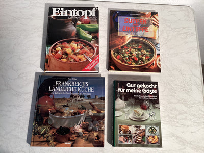 Kochbücher Set - Eintopf, mediterrane Küche, Suppen, französische Küche