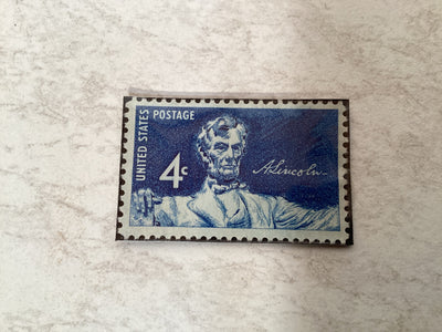 Briefmarke Abraham Lincoln, original - ungestempelt