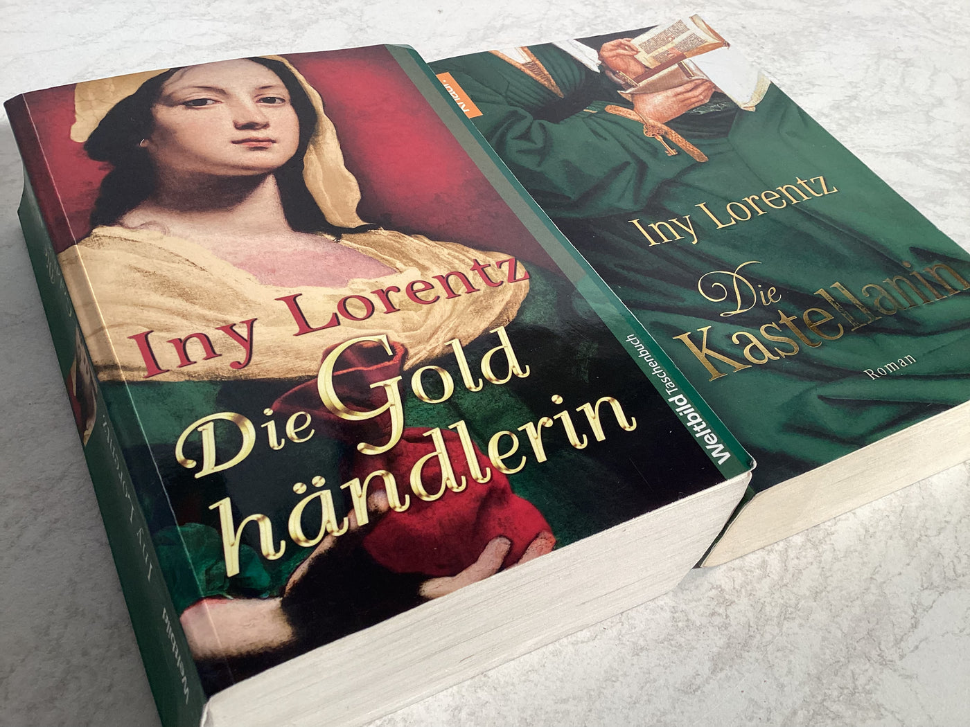 Die Goldhändlerin & Die Kastellanin von Iny Lorentz - Roman Bücher Set, Taschenbuch