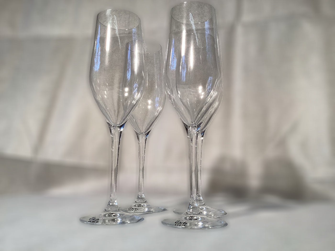 4 Champagnergläser VKB Glas, 4er Set Gläser