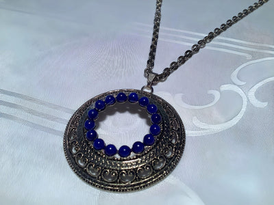 Kette mit blauen Steinen - Modeschmuck