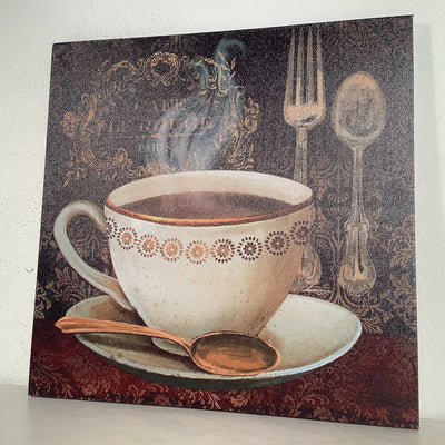 Café Leinwandbild - auf kleiner Leinwand